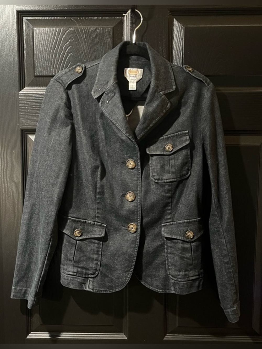 Talbots Stretch Denim Blazer